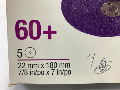 3M 33427 Cubitron II 60 Grit Abrasive Grinding Disc 7 In X 7/8 In - 4 Disc Total