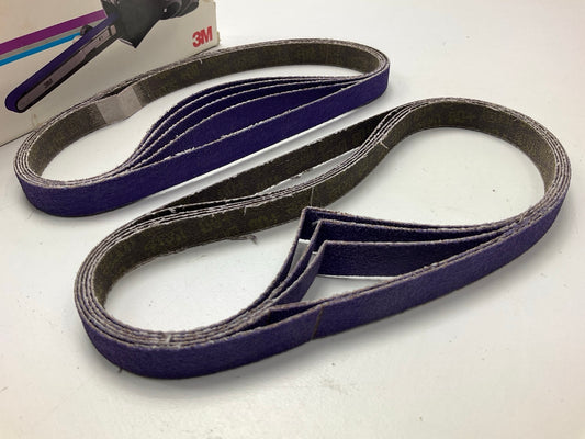 3M 33446 Cubitron II 786F Series File Belt, 3/8 In W X 13 In Long, 80 Grit