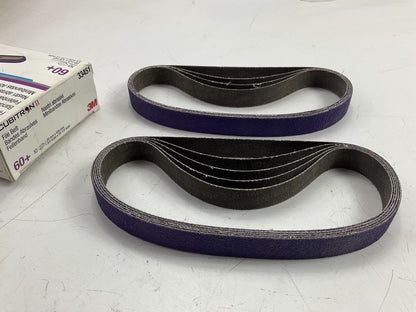 Box Of 9 Pcs - 3M 33451 Cubitron II 786F Series 60+ Grit 3/4'' X 20.5'' File Belt