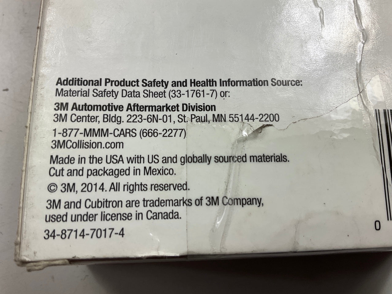 Box Of 9 Pcs - 3M 33451 Cubitron II 786F Series 60+ Grit 3/4'' X 20.5'' File Belt