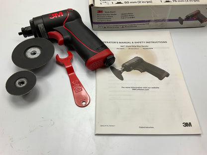 3M 33577 3'' Pistol Grip Disc Sander Paint Stripping Body Repair Air Tool