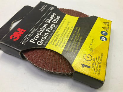 3M 33670 Precision Shaped Grain Flap Disc, 4-1/2'' Diam 7/8''