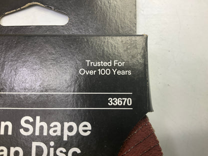 3M 33670 Precision Shaped Grain Flap Disc, 4-1/2'' Diam 7/8''