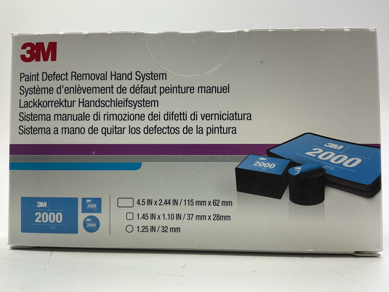 Missing 3M 33909, COMES AS SHOWN - 3M 33888 Paint Defect Removal Hand System Kit