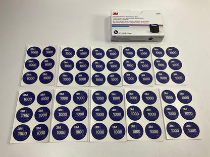 3M 33889 1000 Grit Paint Defect Removal Abrasive Circle Sheet - 10 Sheets