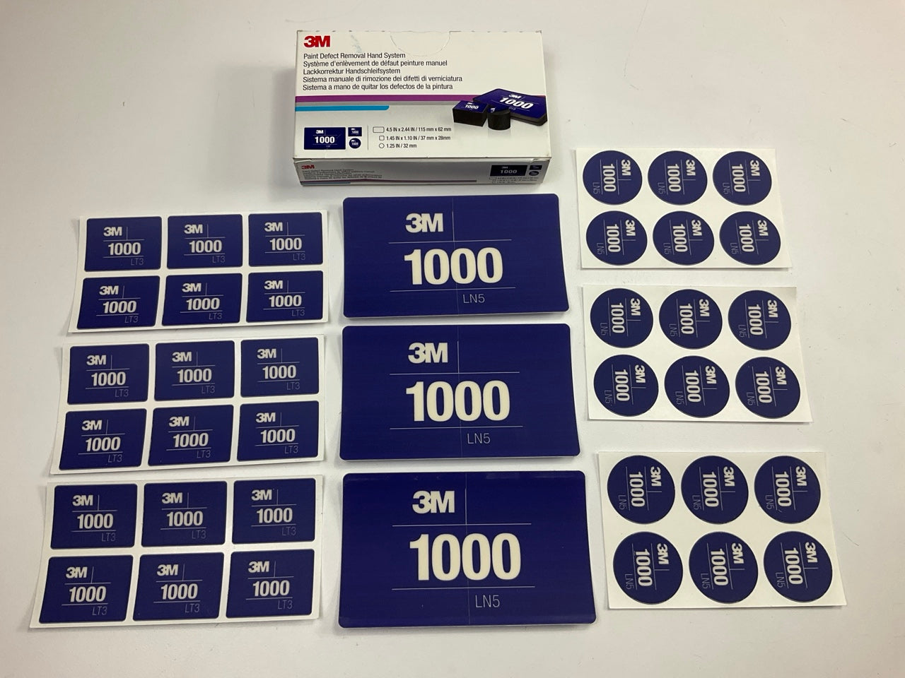 9 Sheets Only - 3M 33889 1000 Grit Paint Defect Removal Abrasive Circle Sheet