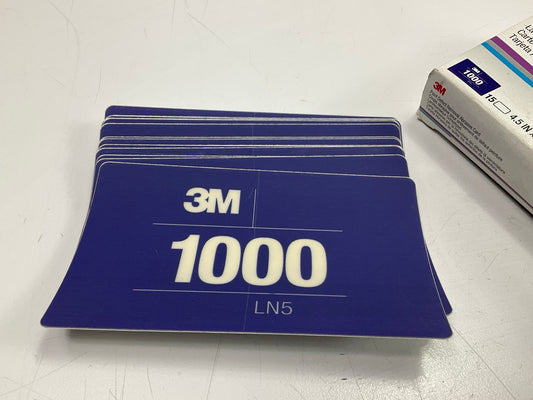 3M 33891 Paint Defect Removal Hand System Abrasive Card Kit, 1000 Grit, 15 Pcs