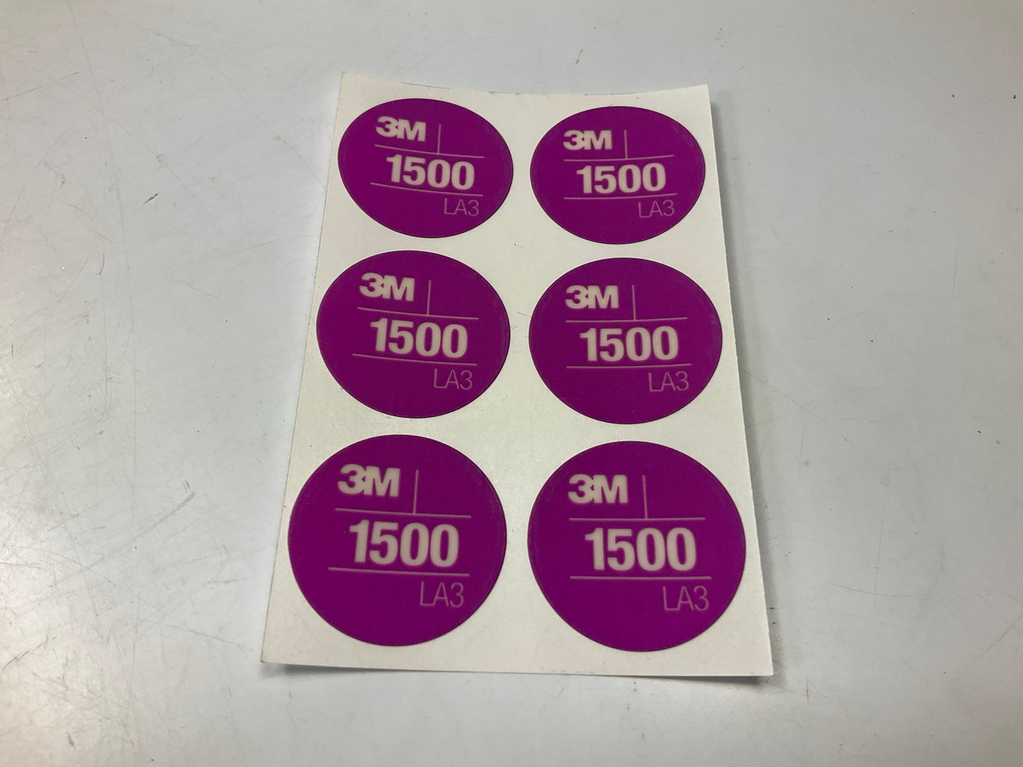 3M 33892 1500 Grit Paint Defect Removal Abrasive Circle Sheet Cars, 10 / Pack