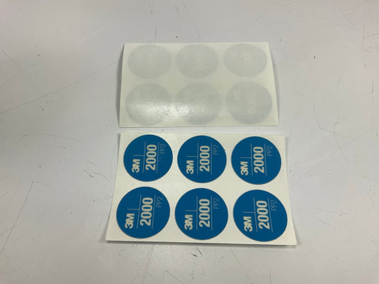 3M 33895 Paint Defect Removal Abrasive Circle Sheet, 2000 Grit, Pack Of 10 Cards