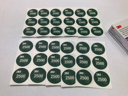 3M 33898 1.25'' 2500 Grit Aluminum Oxide Paint Defect Removal Circle Sheets