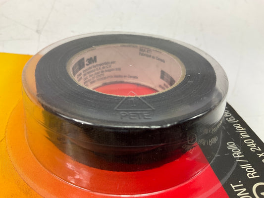 3m 3407NA Black Cotton Cloth Friction Tape 0.708 In. W X 240 In. L