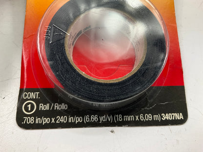 3m 3407NA Black Cotton Cloth Friction Tape 0.708 In. W X 240 In. L