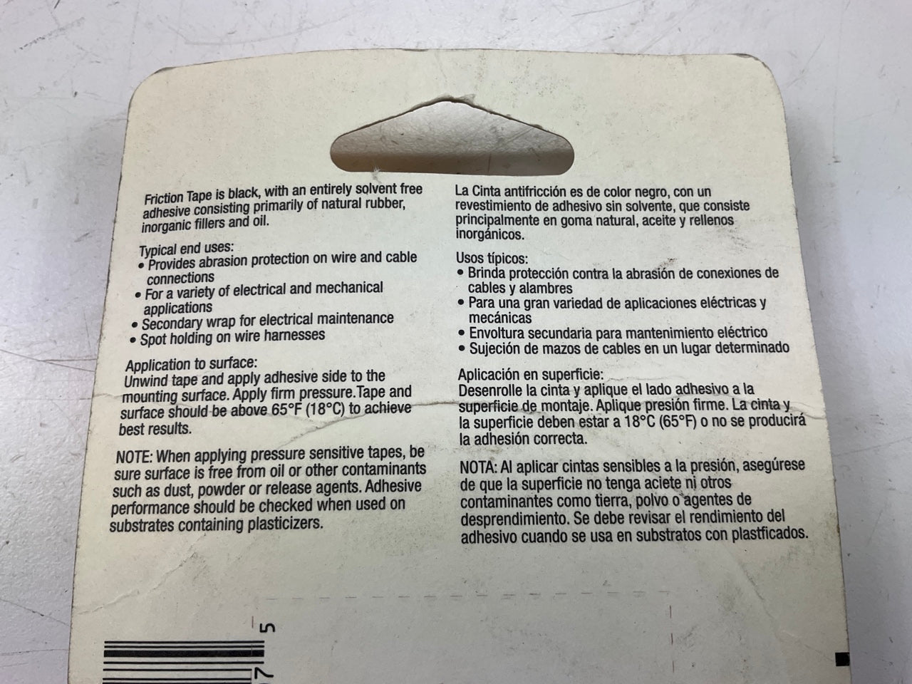 3m 3407NA Black Cotton Cloth Friction Tape 0.708 In. W X 240 In. L