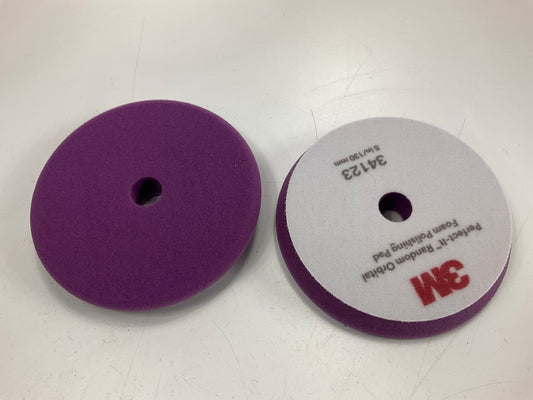 3M 34123 Perfect-It Random Orbital Foam Polishing Pad 5 Inch, Pack Of 2