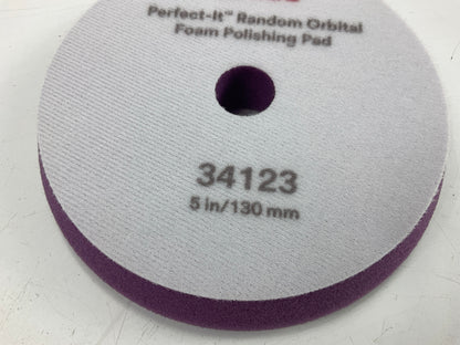 3M 34123 Perfect-It Random Orbital Foam Polishing Pad 5 Inch, Pack Of 2