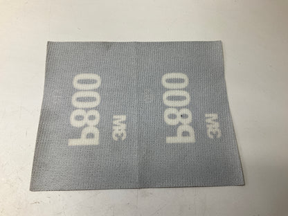 23 Sheets - 3M 34340 Hookit Flexible Abrasive Hand Sheet P800 800 Grit