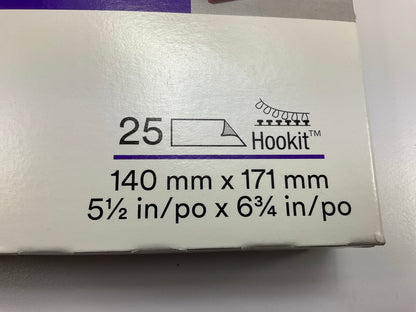 3M 34340 Hookit Flexible Abrasive Sandpaper Hand Sheet 800 Grit (25 Sheets)