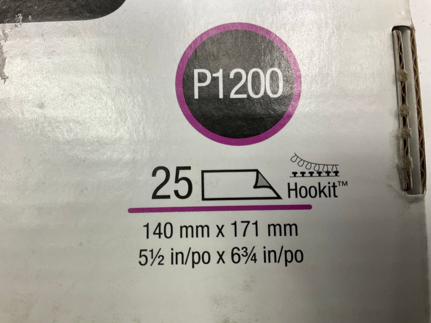 24 Sheets Only, 3M 34342 Hookit Flexible Abrasive Sandpaper Hand Sheet 1200 Grit