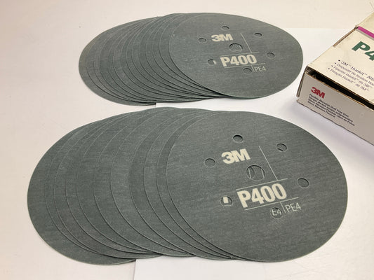 3M 34403 Hook & Loop Flexible Dust Free P400 Grit 6'' Sanding Discs (25/Pack)