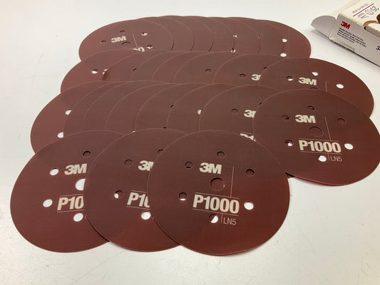 3M 34407 Hook & Loop Flexible Dust Free P1000 Grit 6 In. Sanding Disc (25/Pack)