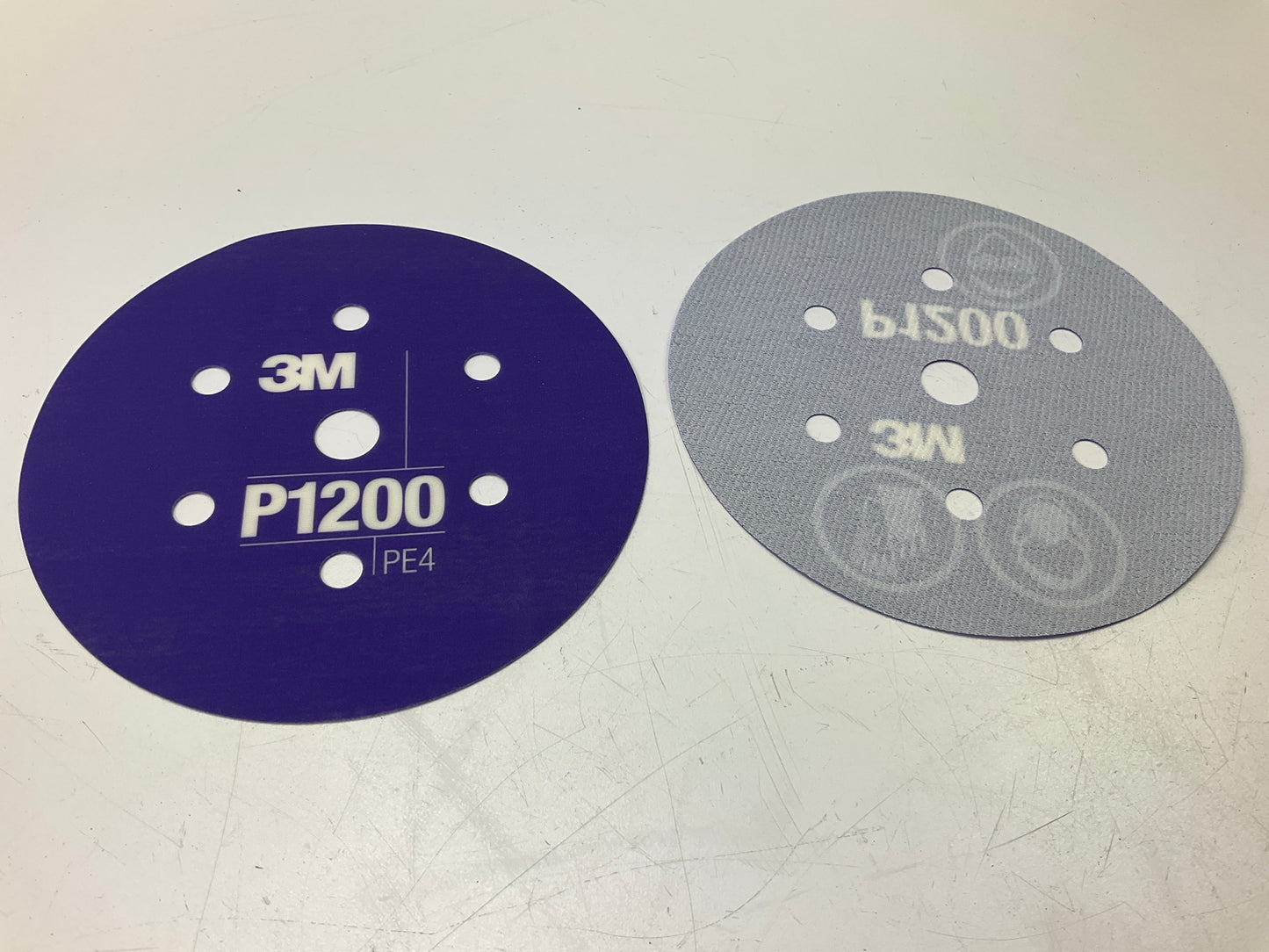 3M 34408 6'' Hookit Flexible Abrasive Dust Free Disc P1200 Grit, Box Of 25 Each