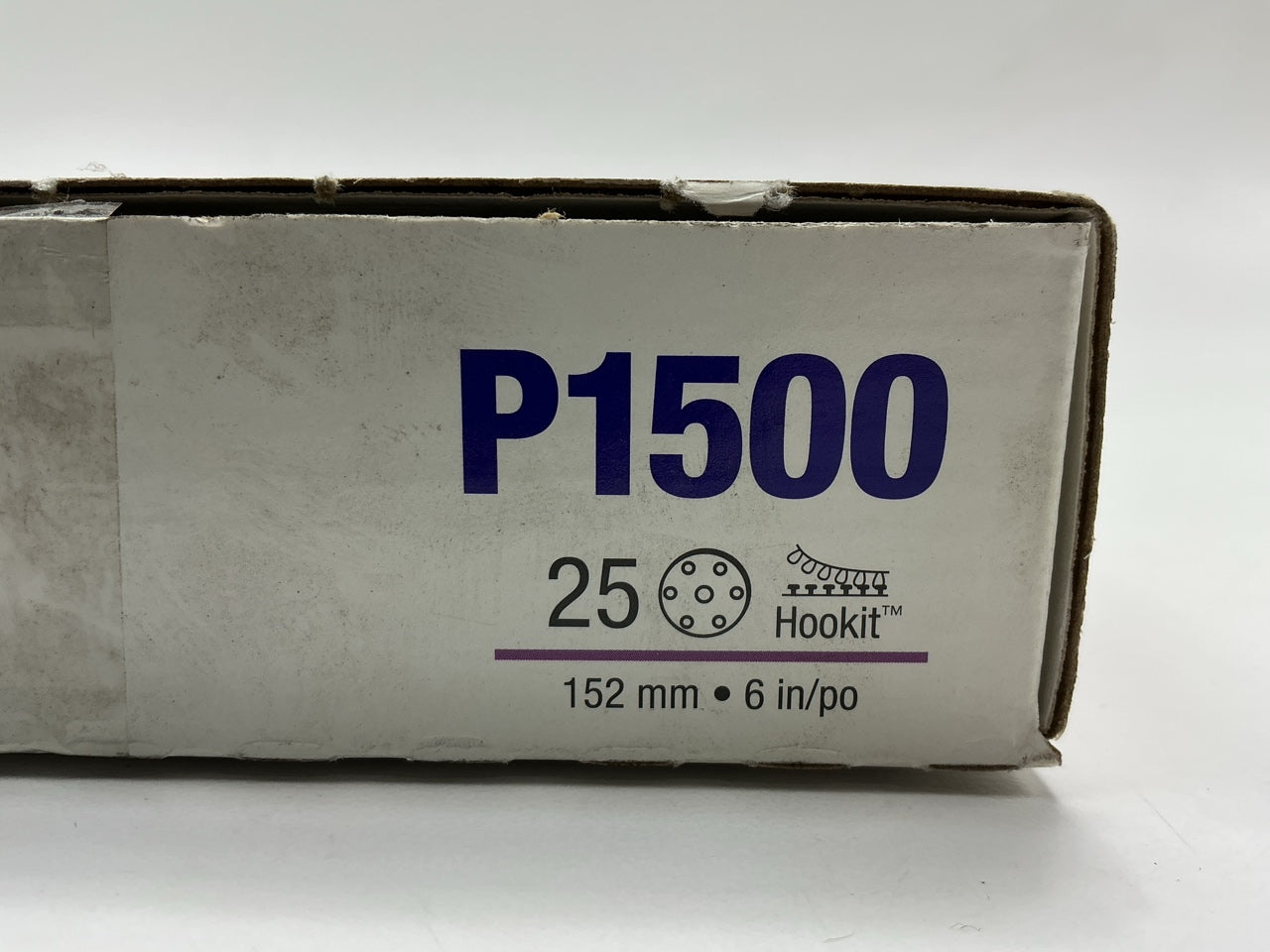 3M 34409 Hook & Loop Flexible Dust Free P1500 Grit 6'' Sanding Disc (25 / Pack)