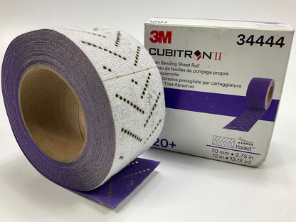 3M 34444 Cubitron II Hookit Clean Sanding Sheet Roll, 120+ Grade, 70 Mm X 12 M