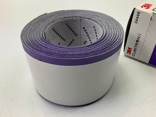 3M 34448 Cubitron II Hookit Clean Sanding Sheet Roll, 240+ Grade, 70mm X 12 M