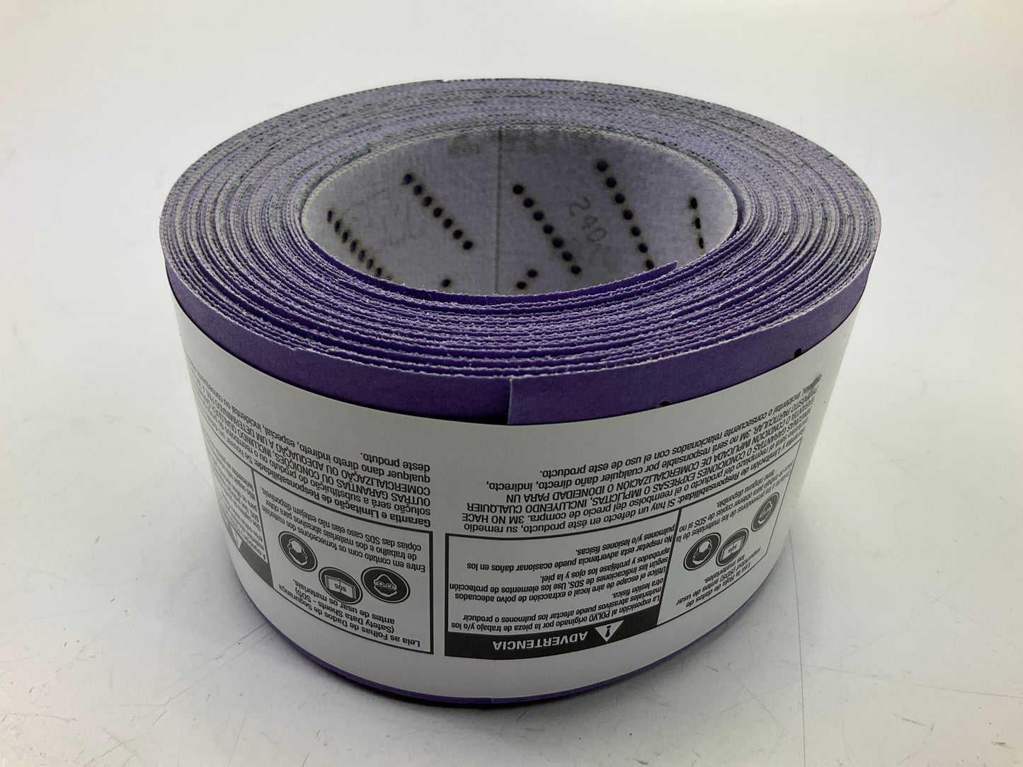3M 34448 Cubitron II Hookit Clean Sanding Sheet Roll, 240+ Grade, 70mm X 12 M