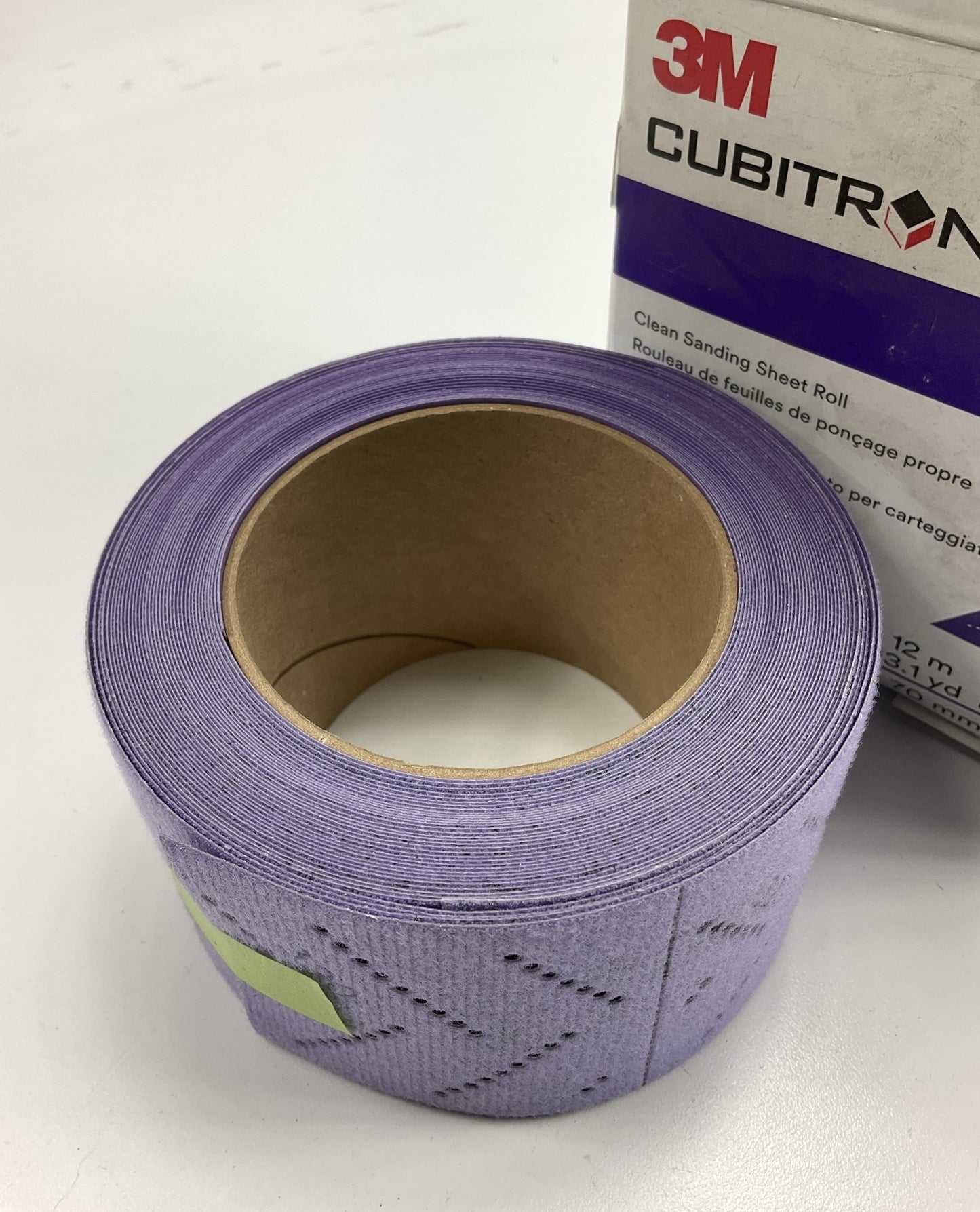 3M 34447 Cubitron II Hookit Clean Sanding Sheet Roll, 220+ Grit, 70mm X 12 M
