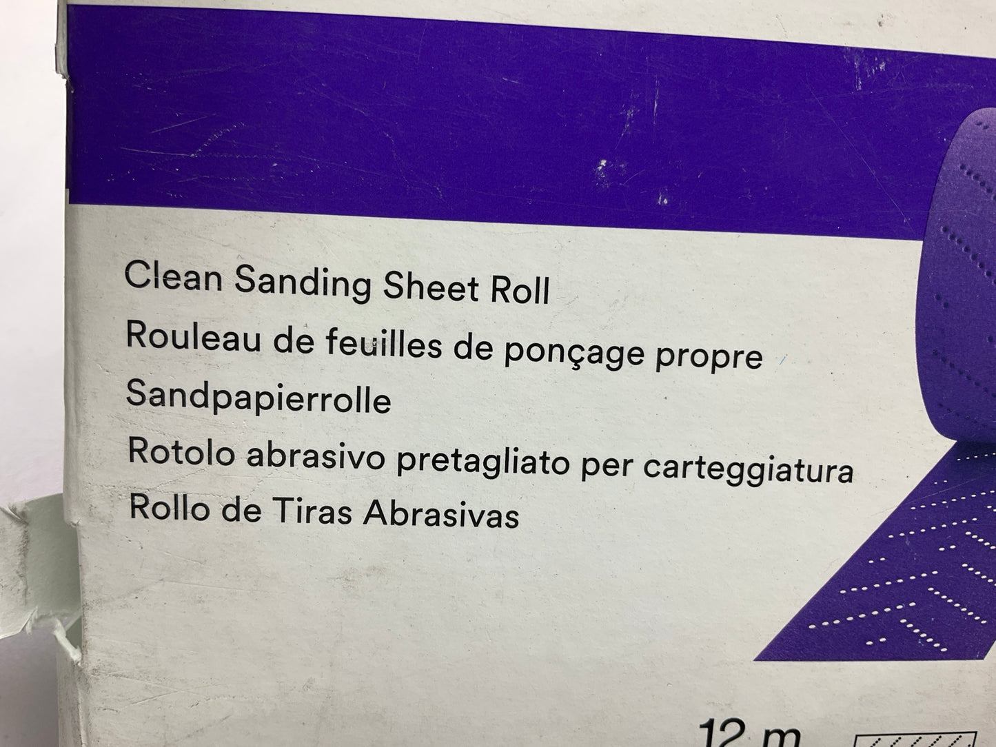 3M 34447 Cubitron II Hookit Clean Sanding Sheet Roll, 220+ Grit, 70mm X 12 M