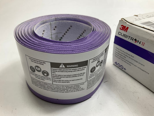 3M 34450 Cubitron Hookit Clean Sanding Sheet Roll, 400+ Grade, 70mm X 12m