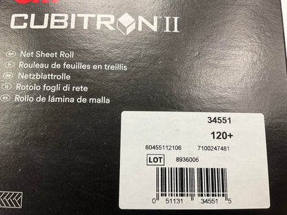 3M 34551 Cubitron II Automotive 120+ Grit Net Sanding Sheet Roll 80mm X 10m
