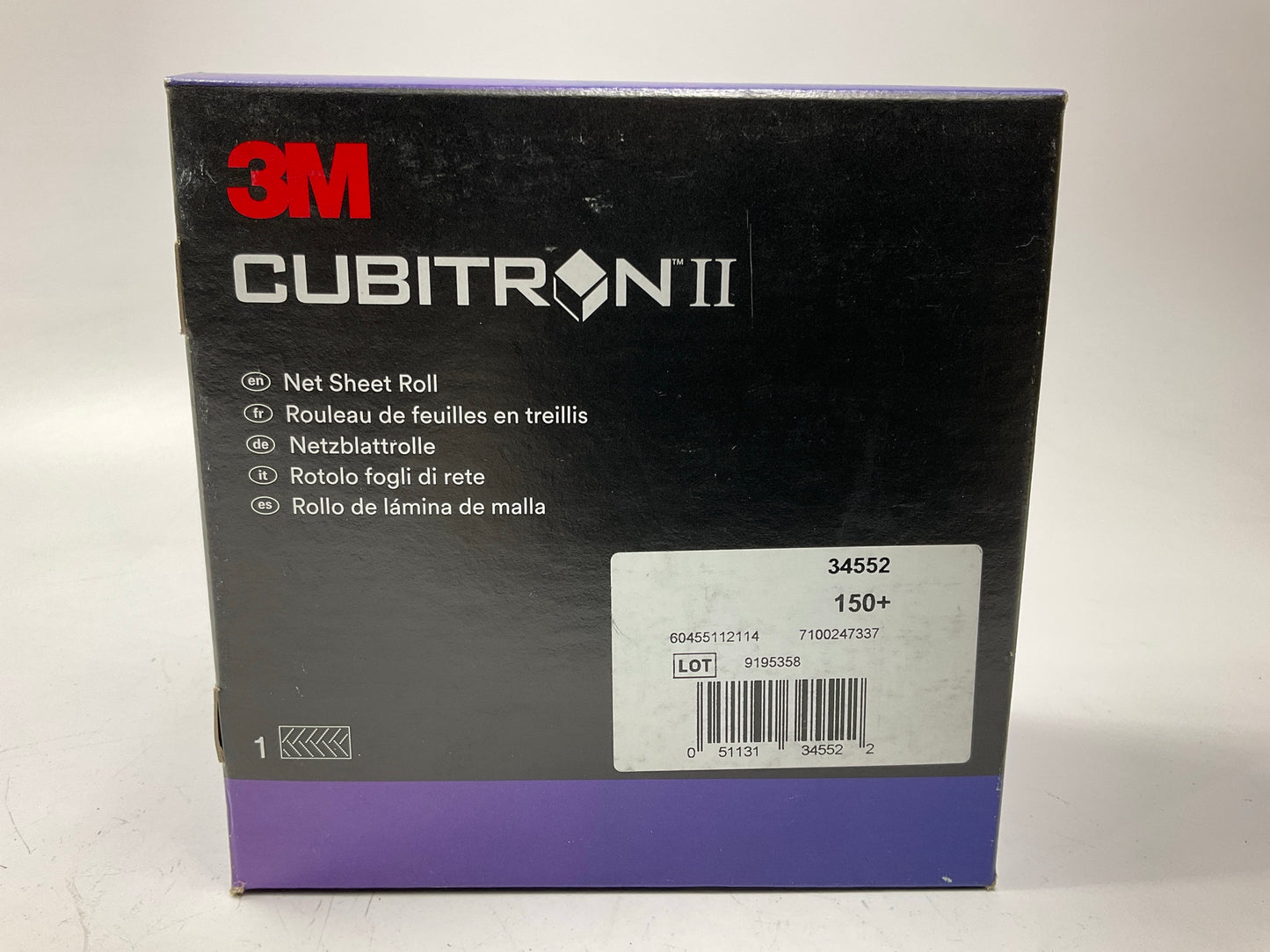3M 34552 Cubitron II Net Sheet Roll 150 Grit, 3.15'' X 10 Yards, Fastest-Cutting