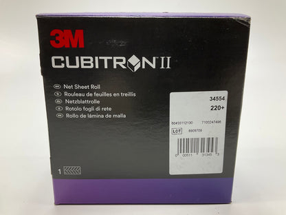 3M 34554 Cubitron II Net Sheet Sanding Roll, 220+ Grit, 80mm X 10m