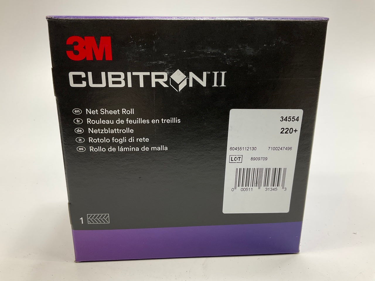 3M 34556 Cubitron II Net Sheet Sanding Roll, 320+ Grit, 80mm X 10M