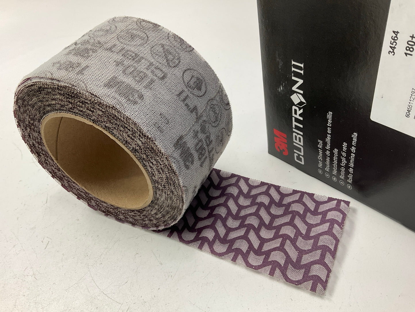 3M 34564 Cubitron II Net Sanding Sheet Roll 34564, 180+, 70 Mm X 10 M