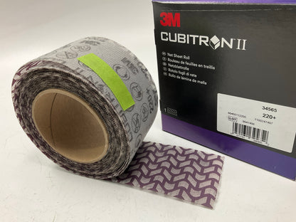 3M 34565 Cubitron II Net Sheet Sanding Abrasive Roll 220+ Grit, 70 Mm X 10 M