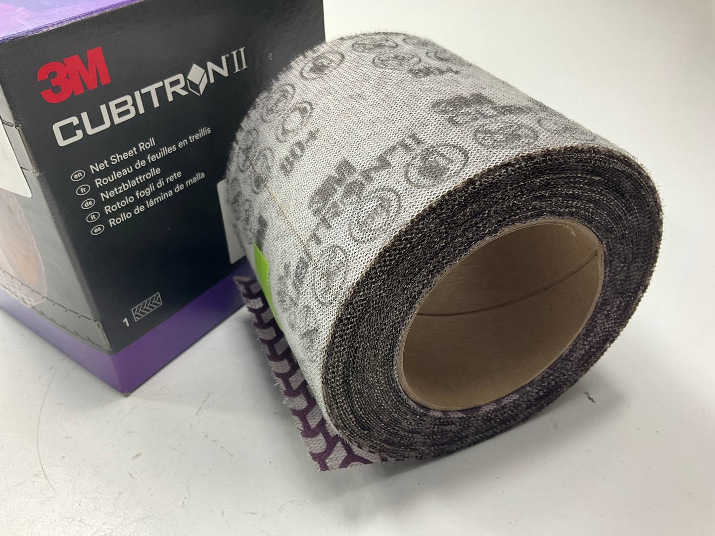 3M 34572 Cubitron II Net Sheet Sanding Roll, 80 Grit, 115mm X 10 M