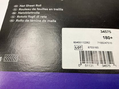 3M 34575 Cubitron II Net Sheet Roll - 180+ Grit, Efficient Cutting, 115mm X 10m