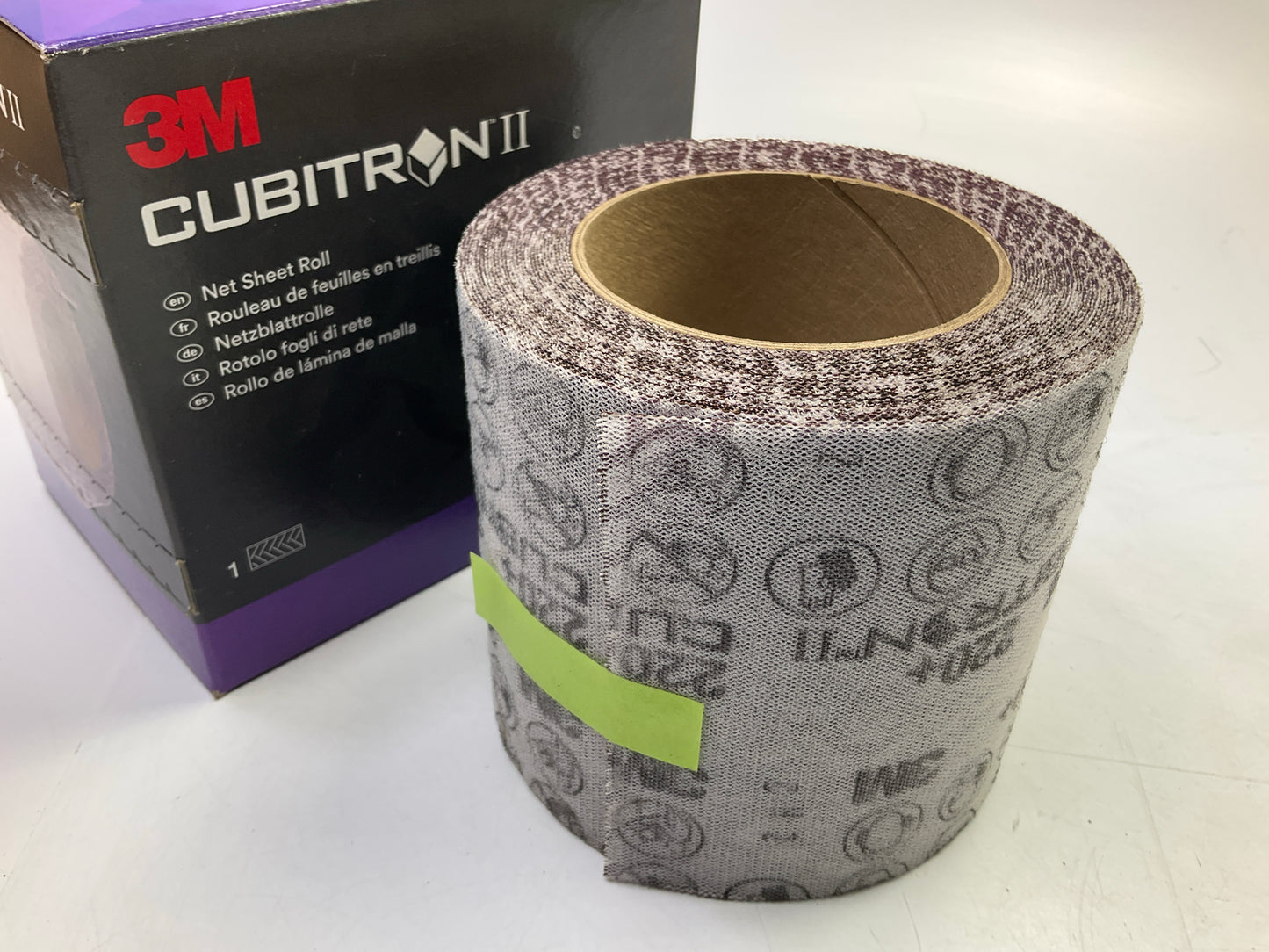 3M 34576 Cubitron II Net Sheet Roll 220+ Grade, 115 Mm X 10 M, Fastest-Cutting