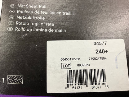 3M 34577 Cubitron II Automotive Replacement 240+ Grit Net Sheet Roll 115mm X 10m