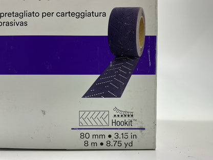 3M 35500 Cubitron II Hookit Clean Sanding Sheet Roll, 40 Grit, 80mm X 8m