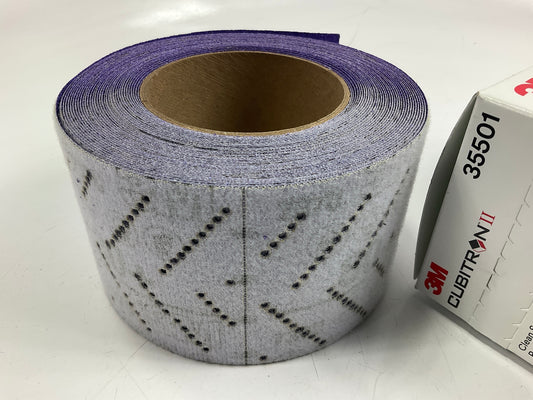 3M 35501 Cubitron II Hookit Clean Sanding Sheet Roll, 80+ Grit, 3.15'' X 13 Yard