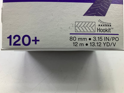 3M 35502 Cubitron II Hookit Clean Sanding Sheet Roll,  120+ Grade, 3.15'' X 13 Yd