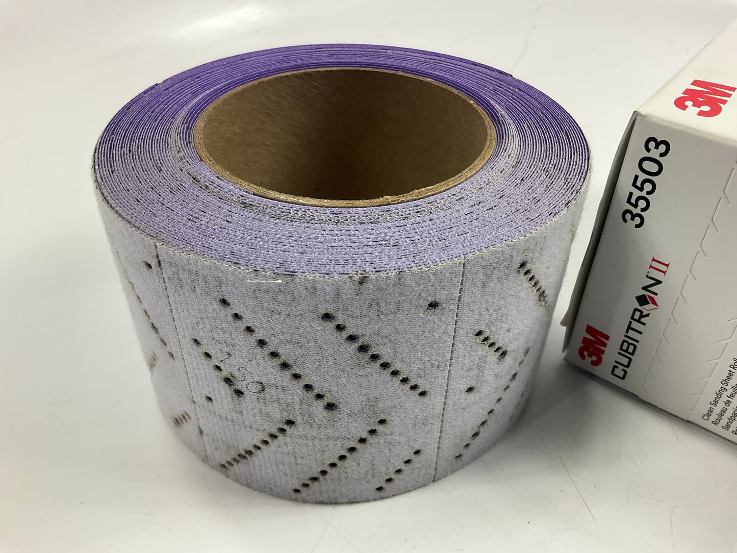 Cubitron 35503 II Hookit Clean Sanding Sheet Roll  3.15'' X 12 Yd. 150+ Grade.