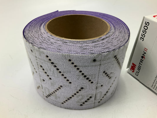 3M 35505 Cubitron II Hookit Clean Sanding Sheet Roll 737U, 220 Grit, 80mm X 12 M