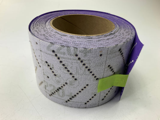 3M 35505 Cubitron II Hookit Clean Sanding Sheet Roll 737U, 220 Grit, 80mm X 12 M