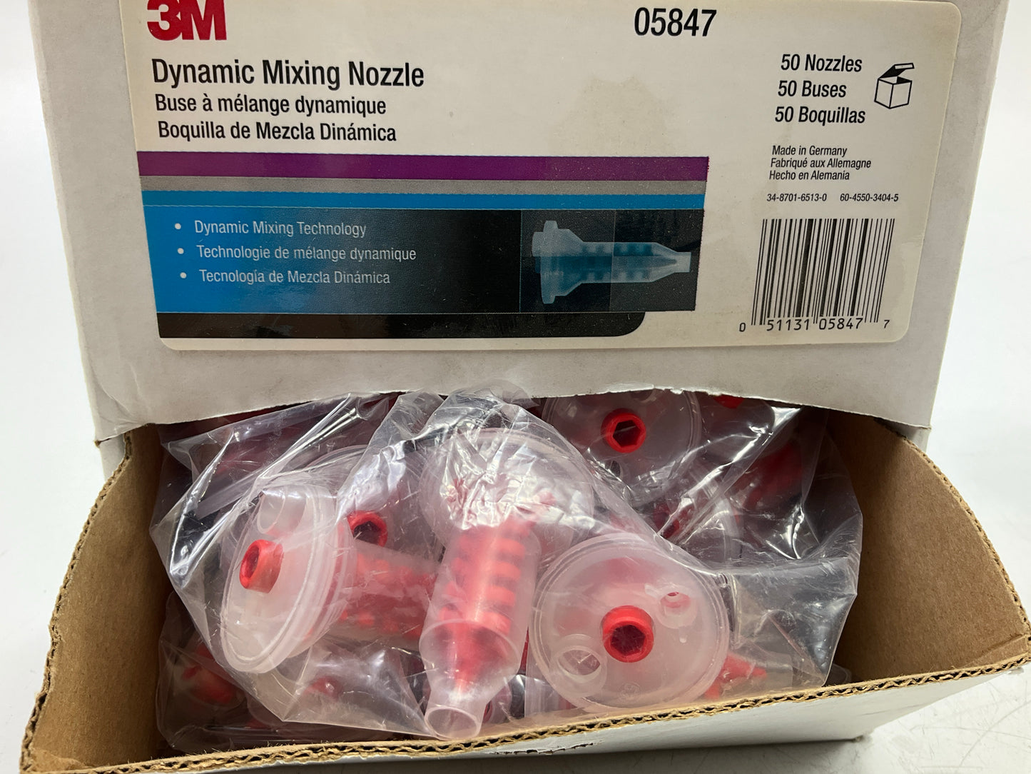 3M 05846 Intro Kit Dynamic Mixing Applicator Pneumatic Air Powered Gun & Nozzles