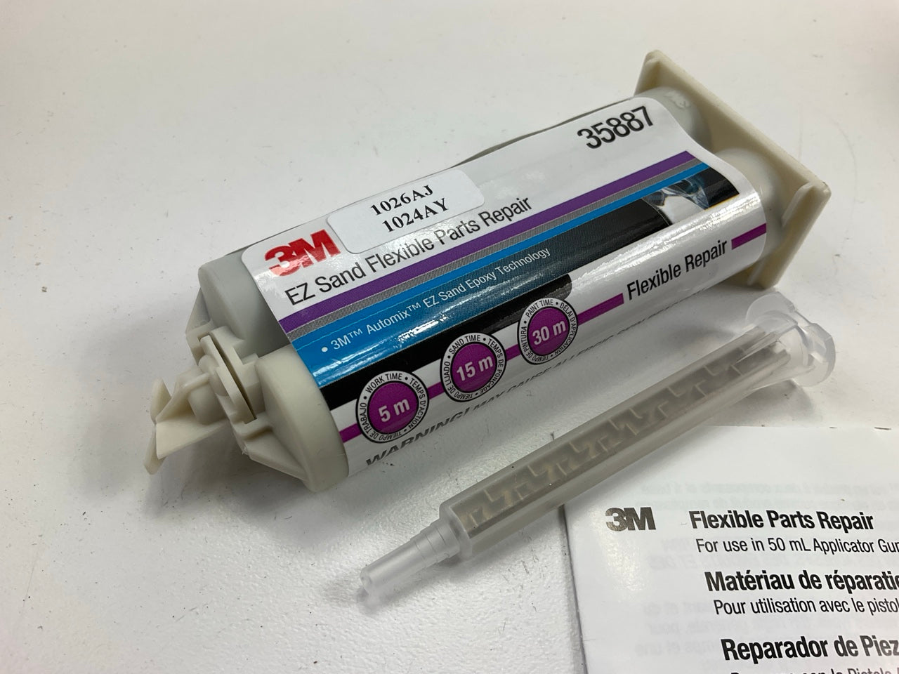 3M 35887 EZ Sand Multi Purpose Repair Kit Material, 47.3 Ml Cartridge